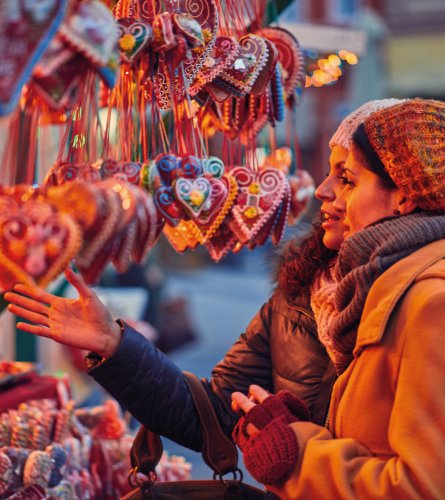 Auf dem Weihnachtsmarkt
